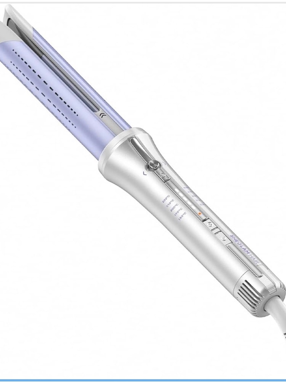 She Glam one touch hair Curler in Light Lavender and Silver
